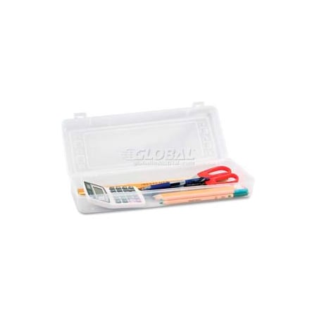 Advantus Innovative Storage Designs AVT-67033 Stretch Art Box, Polypropylene, Snap Shut, Clear AVT-67033